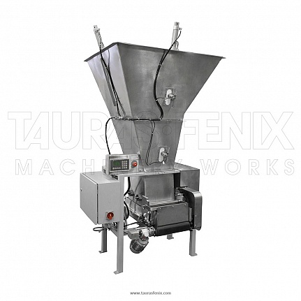 Volumetric conveyor type dosing system